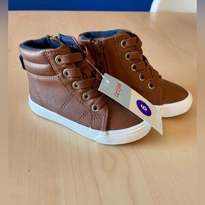 Cat & Jack Brown High-Top Kids Sneakers